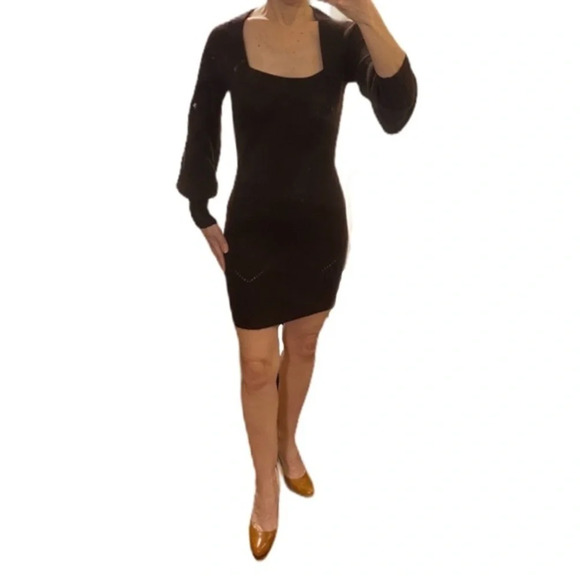 NWT Arden B. Brown Sweater Dress - Picture 3 of 10